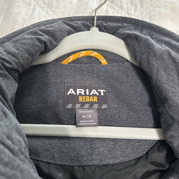 ARIAT Rebar Valiant Stretch Canvas Insulated Vest - Picture 6 of 11